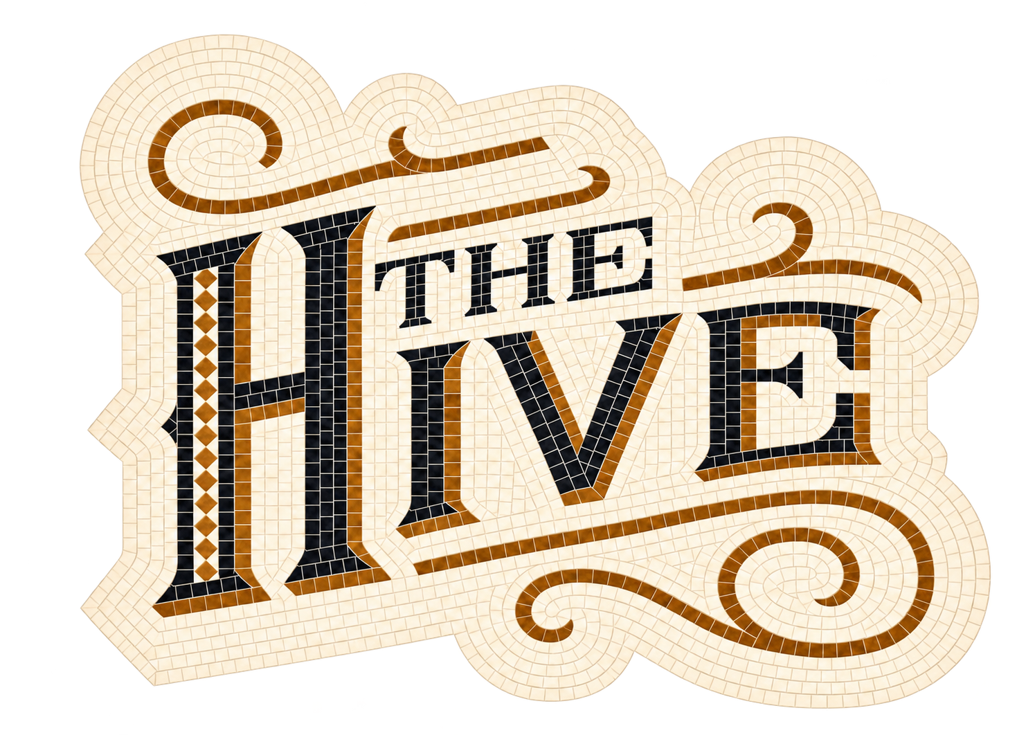Mozaikowe logo The Hive