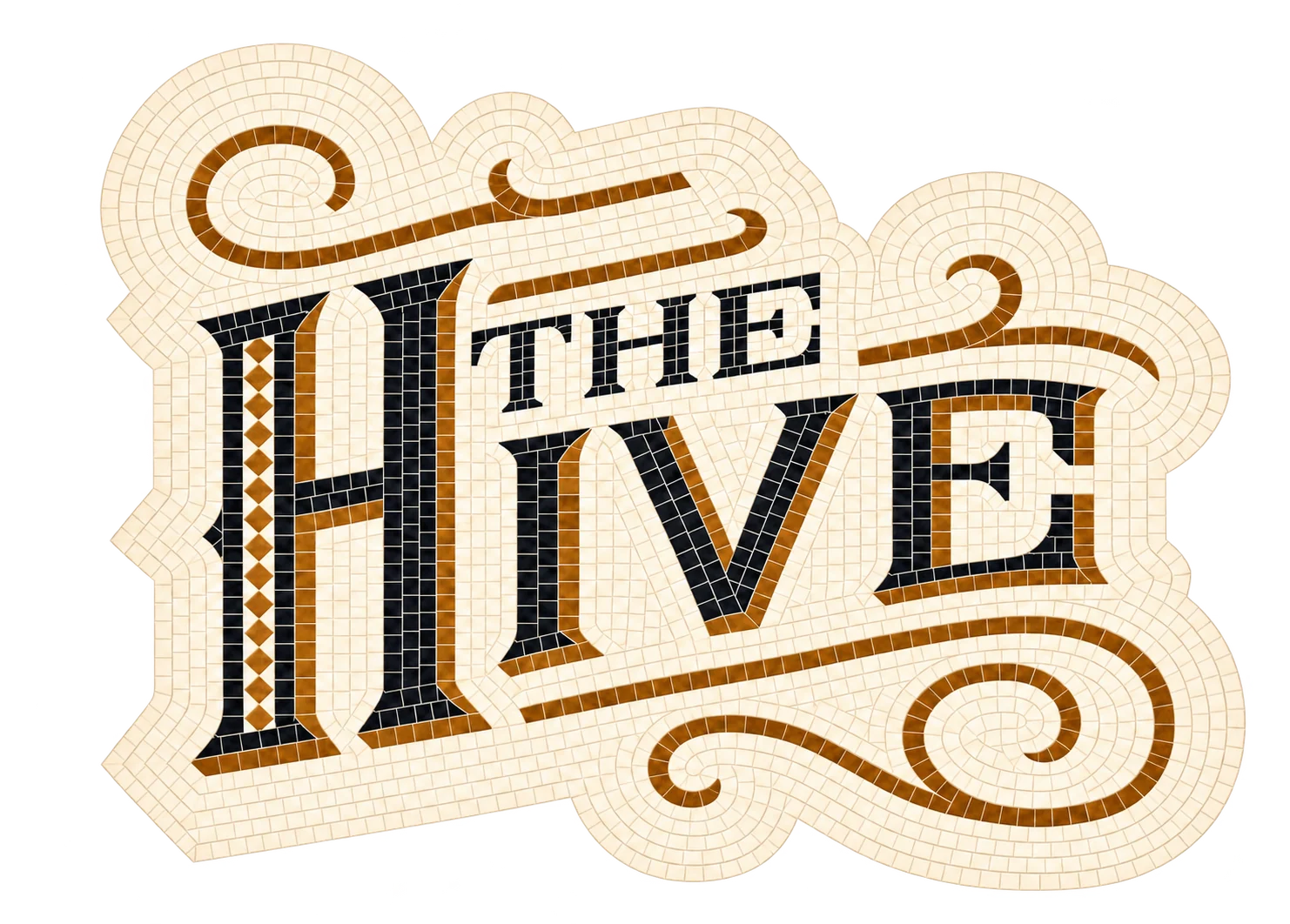 Mozaikowe logo The Hive